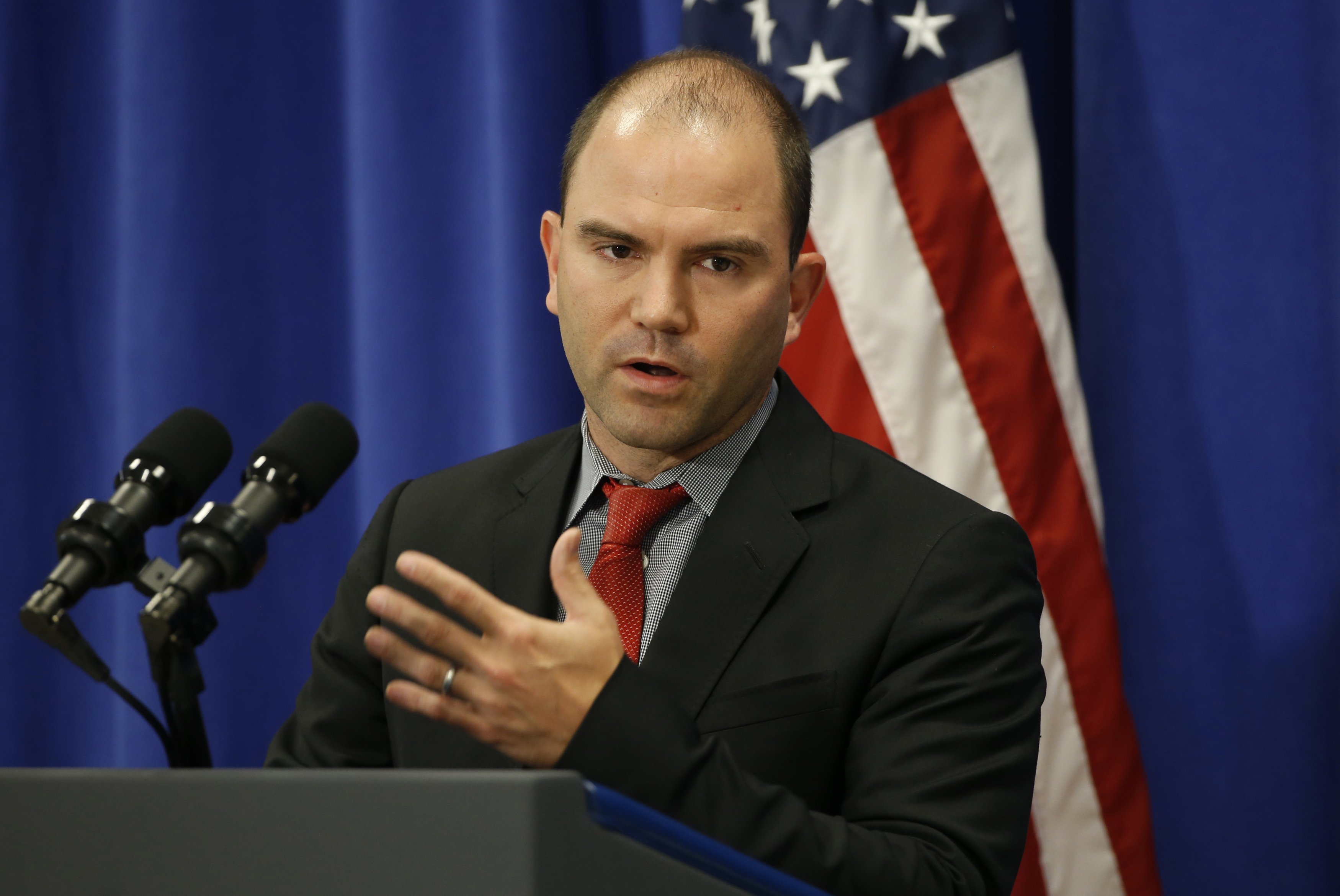 Ben Rhodes. D. R.